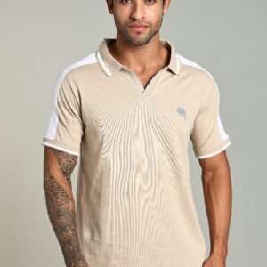 PR43 || Beige || 100% Cotton T-Shirt