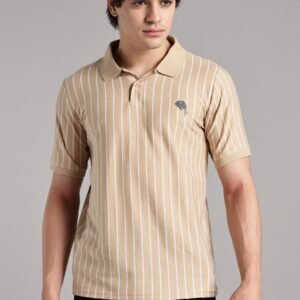 SS003||Cream Stripes||100% Cotton T-Shirt