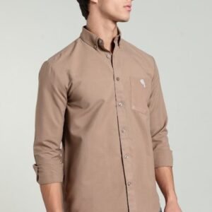 LS 002 || Brown|| Full Sleeve Shirt