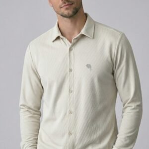 TS001 ||WHITE|| Full Sleeve Shirts || 100% Cotton