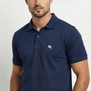 PR46||NAVY|| 100% Cotton T-Shirt